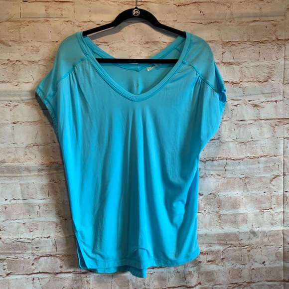 Zella The Peace tie tee sz S v neck short sleeve - Picture 1 of 8